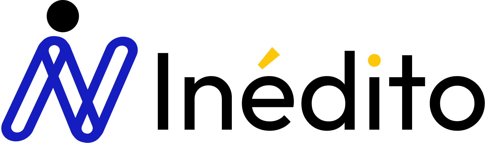 Logo de Inédito, Venture Studio, Crafting platforms for tomorrow.